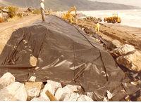 Seadrift Revetment Shoreline Protection, Original Construction & Subsequent Repairs